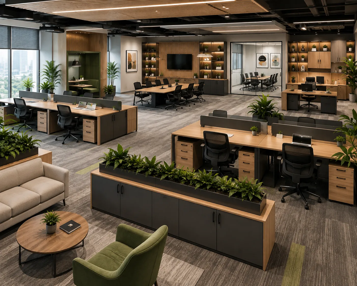 Tailor-Made Office Layouts and Furniture for Modern Workspaces