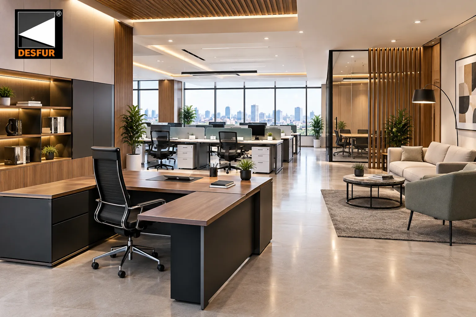 Office Interior Furniture in Gurgaon – Create Modern Workspaces with Desfur
